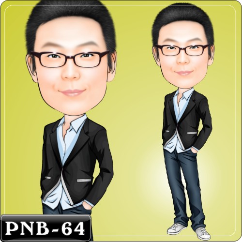 男生人像Q版漫畫 PNB-64